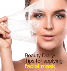 Beauty Diary:  Tips for applying facial mask